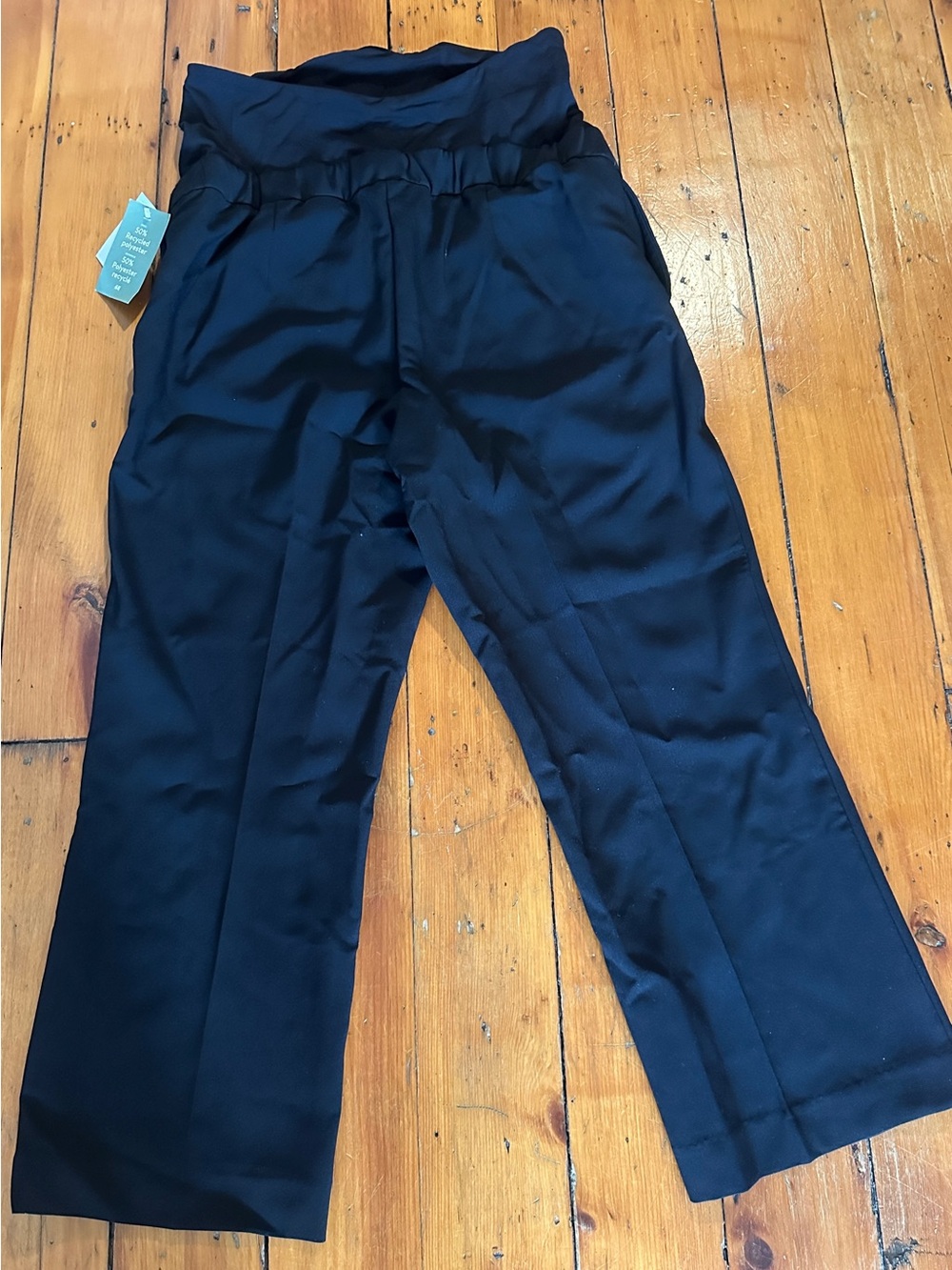 H&M MAMA Ankle-Length High-Waist Maternity Trousers